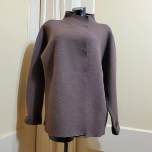 Vintage Eileen Fisher (made In Hong Kong) Wool Boxy Jacket